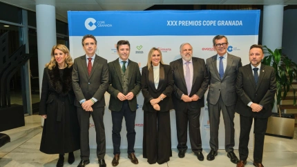 Juan Ramón Ferriera en la entrega de los premios COPE