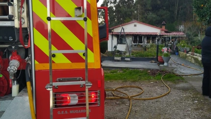 Los profesionales del GES de Mugardos en la zona del incidente