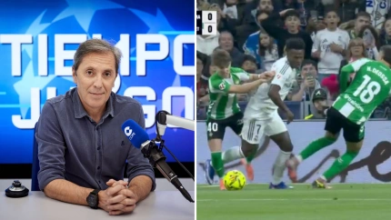 Paco González, director de Tiempo de Juego, analiza el posible el penalti sobre Vinicius no pitado en el Real Madrid-Betis