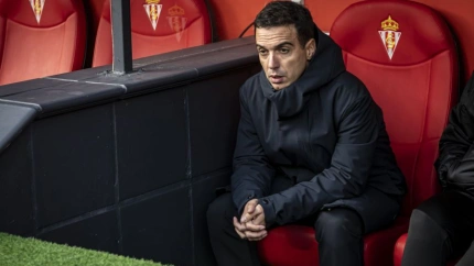 Borja Jiménez en El Molinón