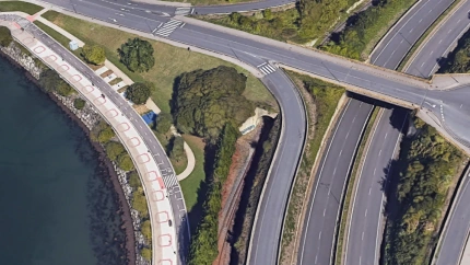 Zona en la que apareció el hombre sin vida