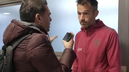 Aitor Sanz con Juanjo Ramos.