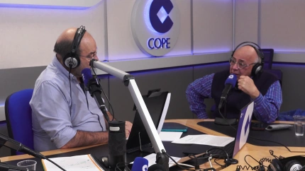 Ángel Expósito y César Miguel Rondón, analista político venezolano