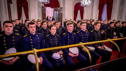 Guardiamarinas en el Ayuntamiento de Cádiz