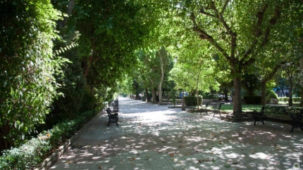 Parque de Cánovas en Cáceres