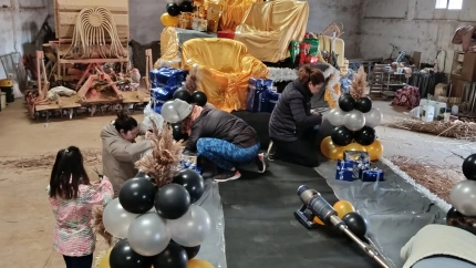 La localidad palentina de Becerril de Campos se prepara para celebrar este sábado, 10 de enero, a las seis y media de la tarde, una cabalgata única en el mundo para despedir a los Reyes Magos