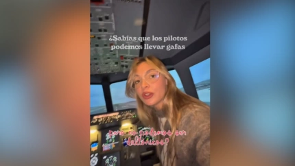 Savina Paül, piloto de avión