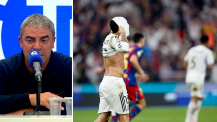 Manolo Sanchís, excapitán del Real Madrid, tras la derrota en la Supercopa de España ante el Barça