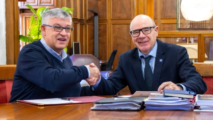 Jesús Lorente y Pedro Mercado