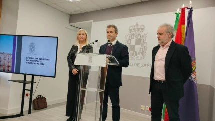 Rueda de prensa en el Ayuntamiento de Jaén