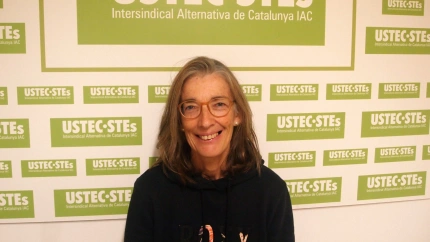 Rosa Aguilà - portaveu USTEC Lleida