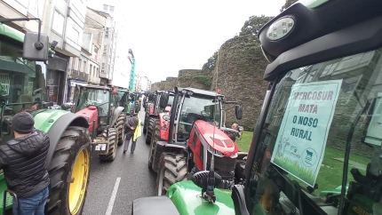 Tractorada en Lugo 2026