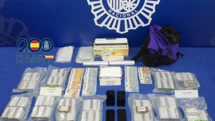 Alijo de droga incautado por la Policía Nacional