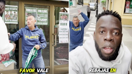 Imágenes del anuncio del Club Deportivo Guijuelo para promocionar sus rebajas