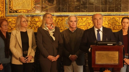 16/01/2026 El alcalde de Algeciras, José Ignacio Landaluce, en una rueda de prensa tras archivarse la denuncia del PSOE en su contraPOLITICA NONO RICO/EUROPA PRESS