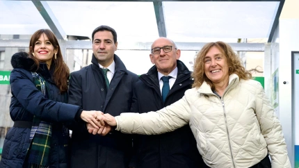 Maider Etxebarria, Imanol Pradales, Ramiro González y Susana García Chueca