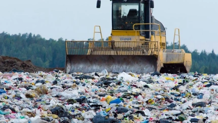 Foto de archivo de un vertedero