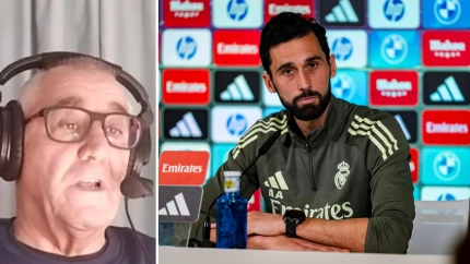 Poli Rincón y el once de Arbeloa