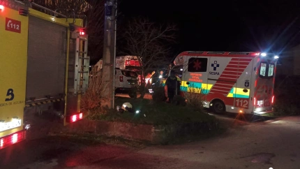 Incendio de una vivienda en San Cristóbal (Valdés)