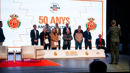 Homenaje del RCD Mallorca a los abonados más antiguos