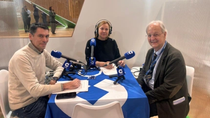 El alcalde de Soto del Barco, José Manuel Lozano, en el especial de COPE Asturias desde Fitur 2026