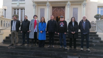 Los candidatos se han dado cita en la Plaza de Navarra