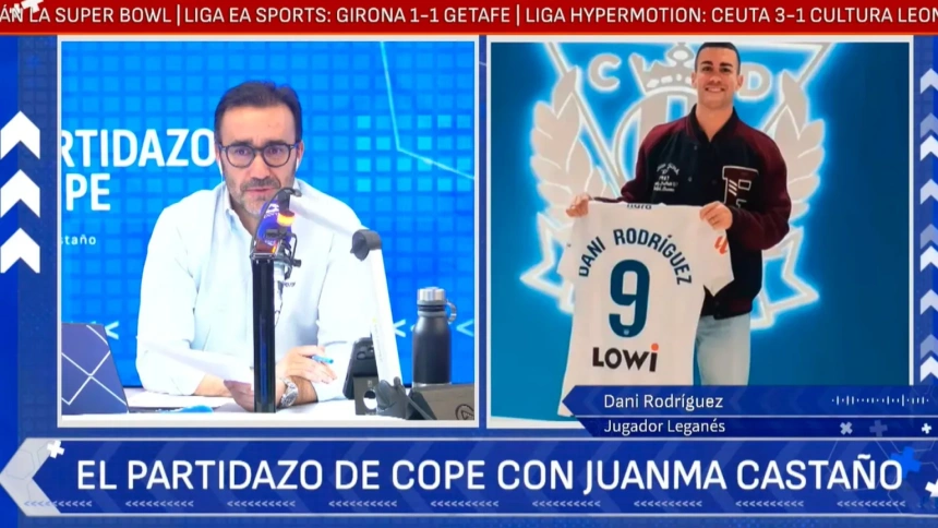 Dani Rodríguez ha pasado por EL PARTIDAZO DE COPE