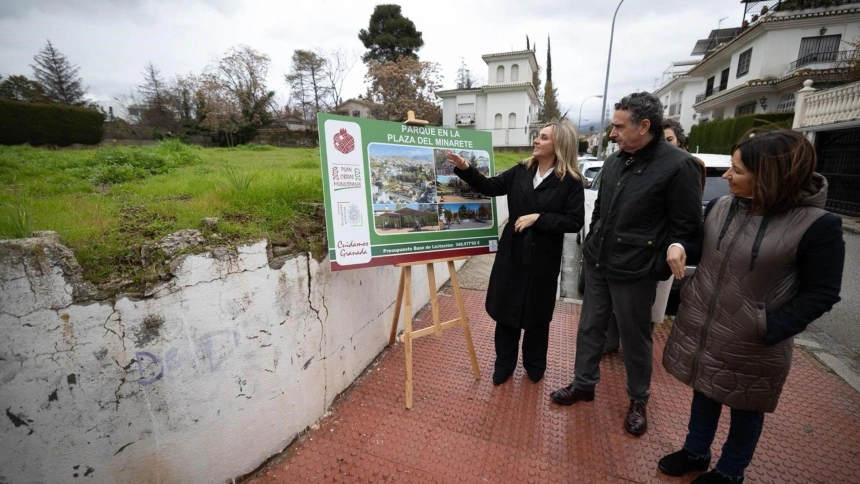 La alcaldesa de Granada, Marifrán Carazo, presenta el proyecto del nuevo parque