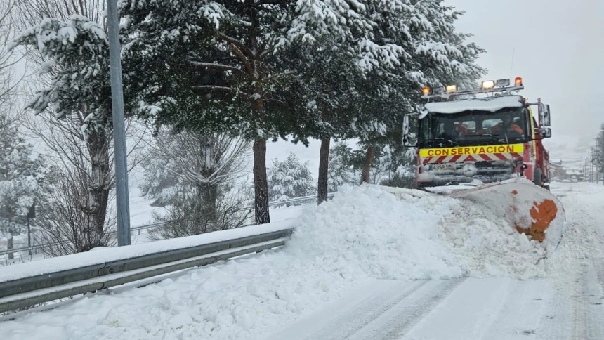 Nieve en Ávila