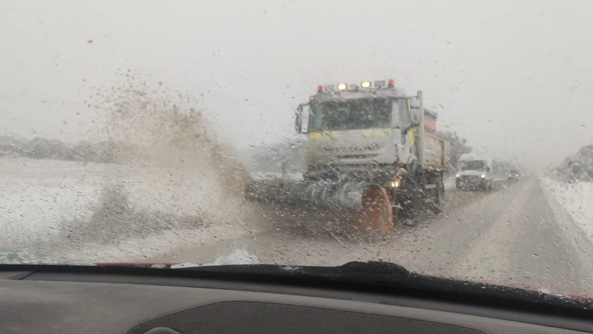 Quitanieves en Guadalajara