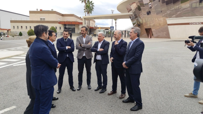 Rafael Louzán en las instalaciones de El Pozo