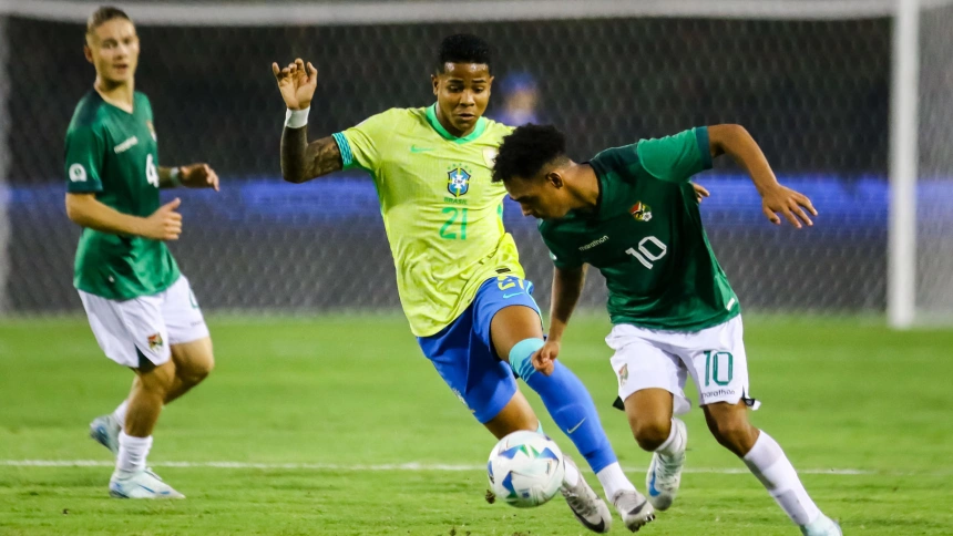 Wesley Ribeiro con Brasil Sub20 | EFE/ Juan Carlos Hernández