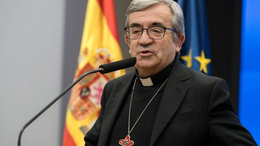 El presidente de la Confederación Episcopal Española, Luis Argüello