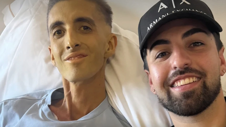 Xisco Quesada con su hermano