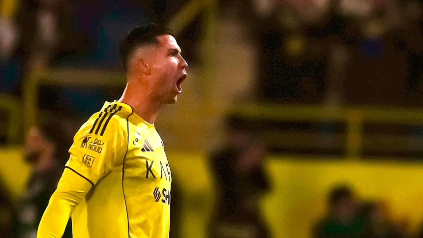 Cristiano Ronaldo celebra un gol con el Al-Nassr