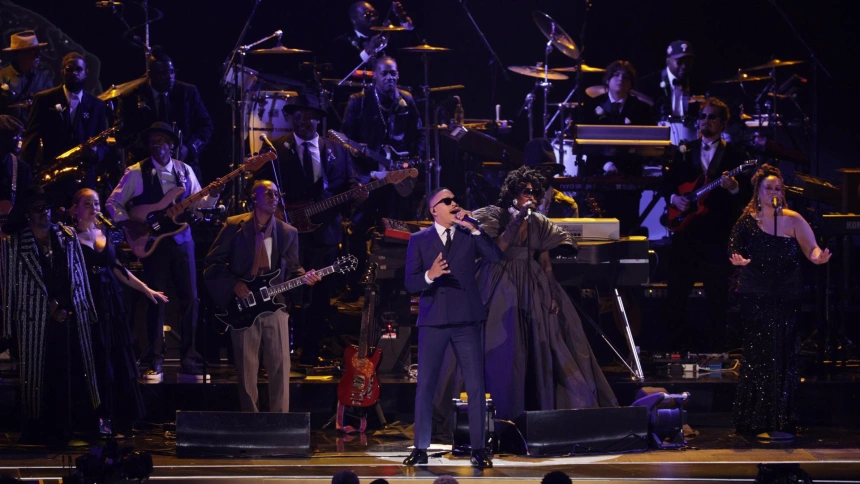 October London se presenta en el escenario durante la 68.a ceremonia anual de los Premios Grammy en el Crypto.com Arena en Los Ángeles, California, EE. UU., el 1 de febrero de 2026.