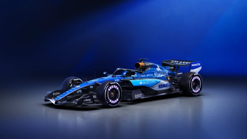 El nuevo FW48 de Williams para la temporada 2026 de la Fórmula 1.