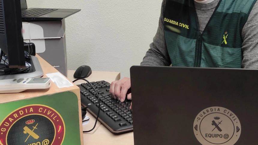 Imagen de archivo de la Guardia Civil de Zamora en plena investigación