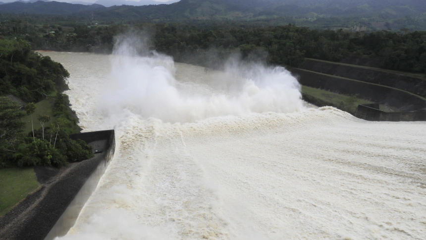 El embalse de Urrá, en el sur de Córdoba