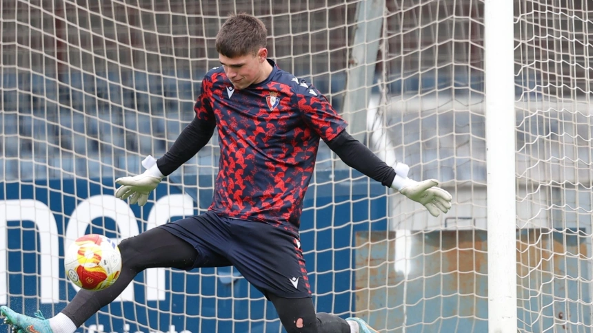 Rafa Fernández, futbolista de Osasuna Promesas