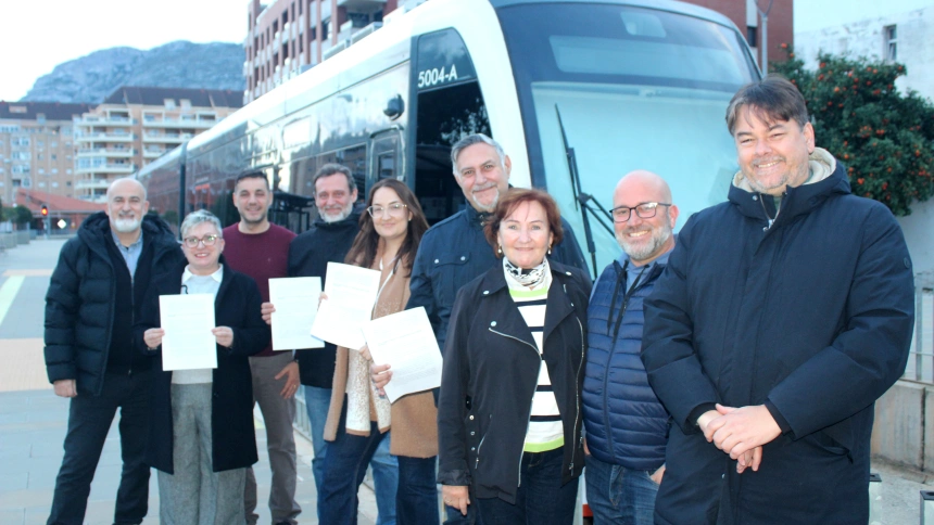 El PSPV se une para exigir el TRAM nocturno en la Marina Alta durante todo el año