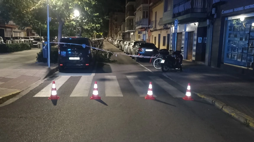 La borrasca Nils desata el caos en Dénia con vientos huracanados