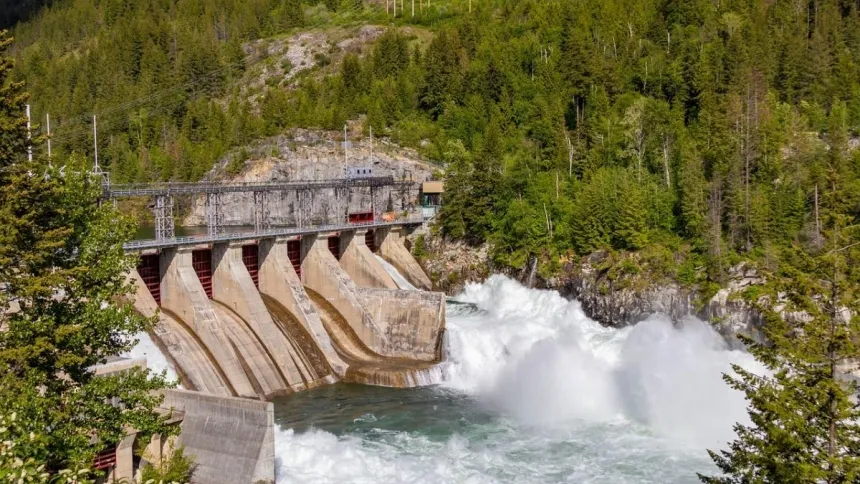 Imagen de una presa.