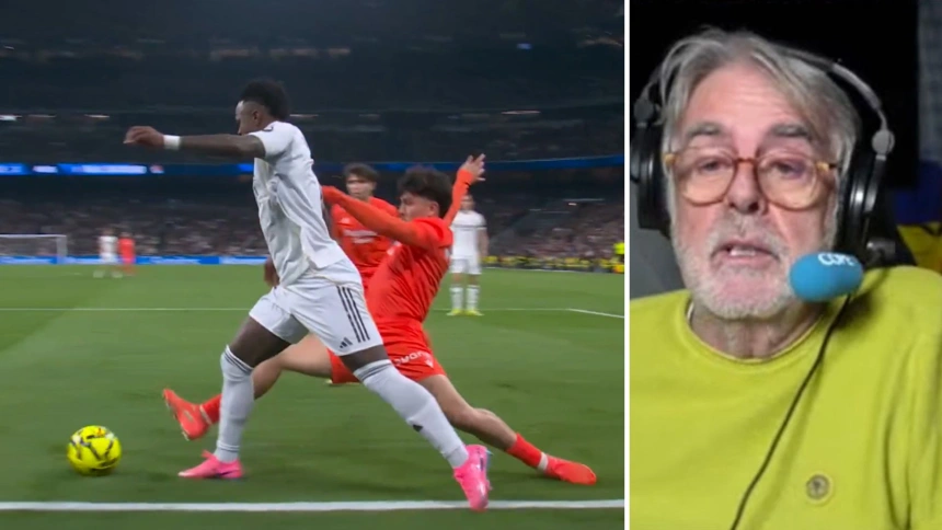 Siro López // penalti Vinicius en el Real Madrid - Real Sociedad