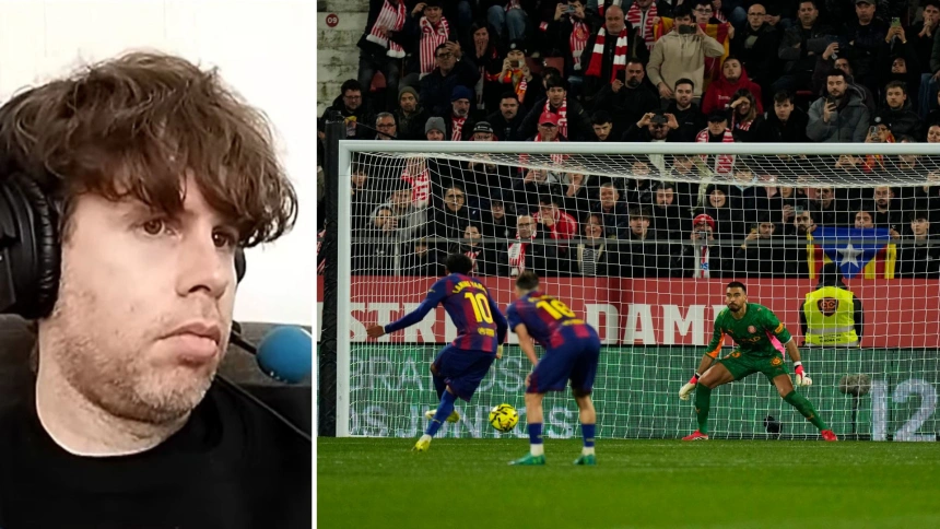 Dani Senabre y el penalti de Lamine Yamal