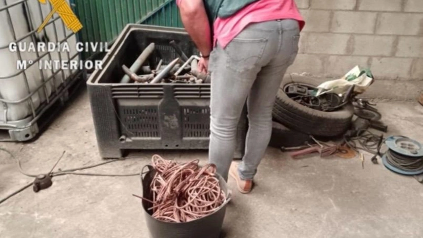 17/02/2026 Cuatro investigados por robo de material en tres empresas de la Ribera de Navarra..La Guardia Civil ha investigado a cuatro personas por su presunta implicación en el robo de cableado, tuberías de cobre y válvulas de latón en tres empresas de la Ribera de Navarra.SOCIEDAD ESPAÑA EUROPA NAVARRAGUARDIA CIVIL