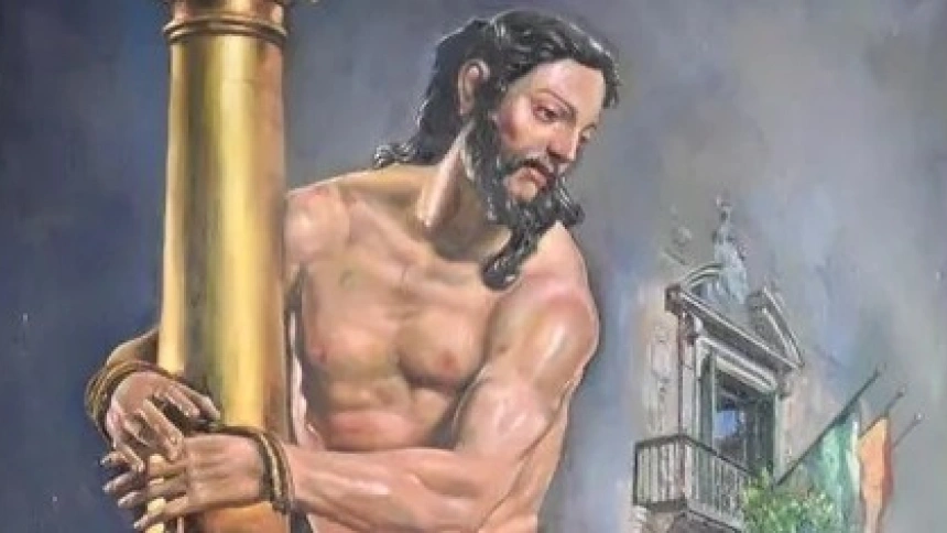 Cartel provincial de la Semana Santa de Granada, obra de Manuel Moleón