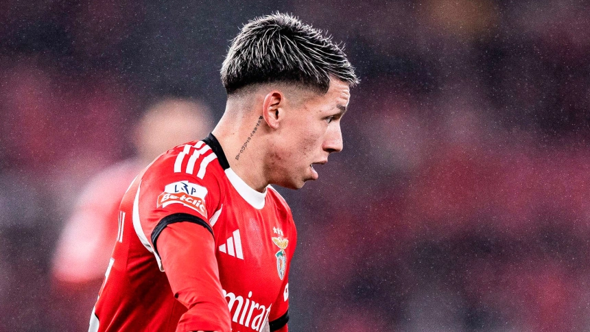 Gianluca Prestianni, jugador del Benfica