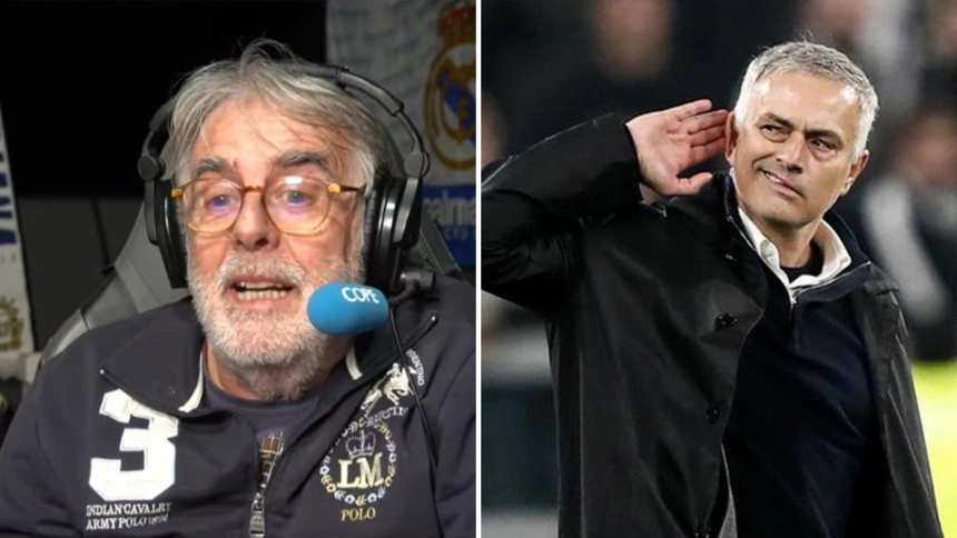 Siro López y José Mourinho