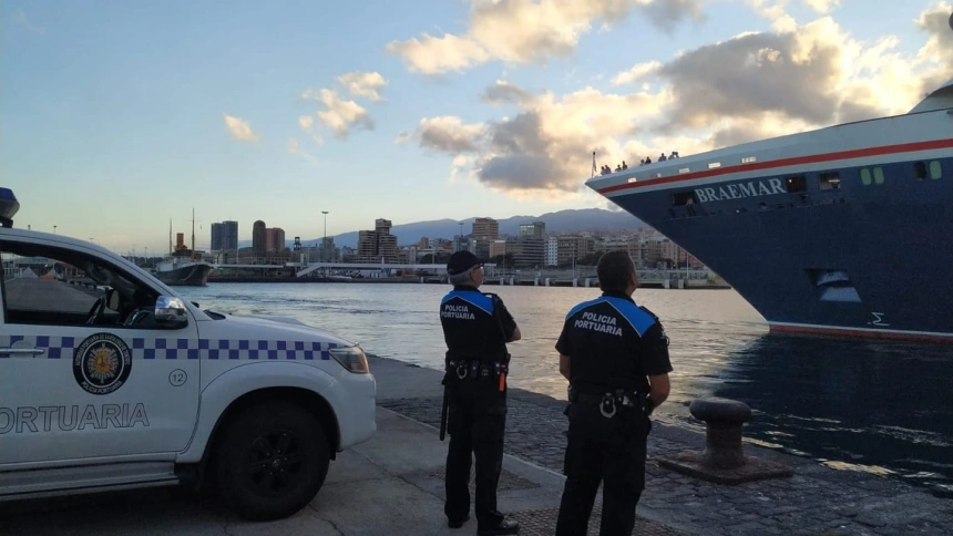 Artemi Casañas, secretario nacional del Sindicato Profesional de Policías y Bomberos en el área de Policía Portuaria